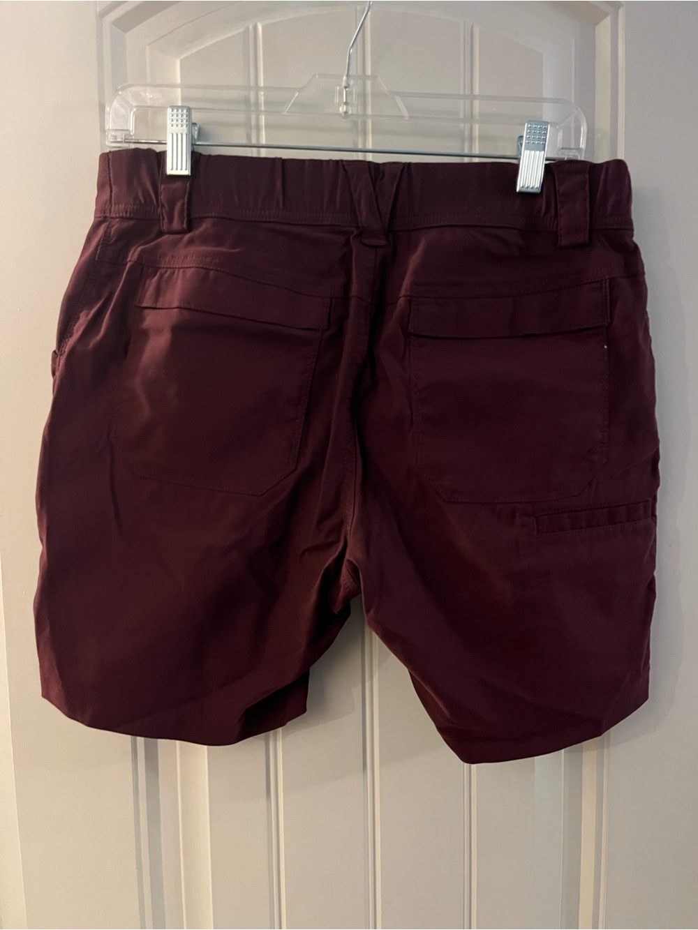 Duluth Performance Shorts in Burgundy - Picture 2 of 11